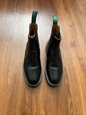 Solovair Dealer Boots - Shiny Black - Men’s Size 9.5 US
